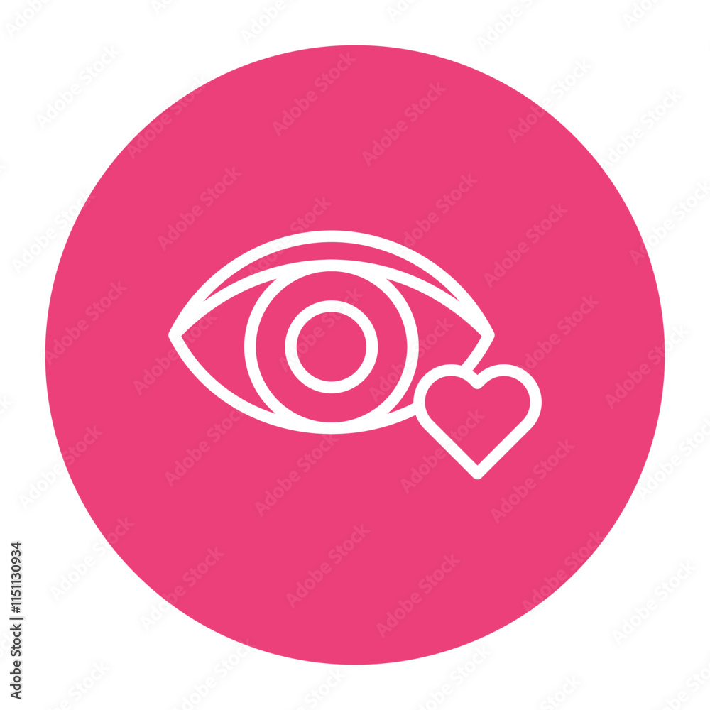 Eye Care icon vector image. Can be used for World Diabetes Day.