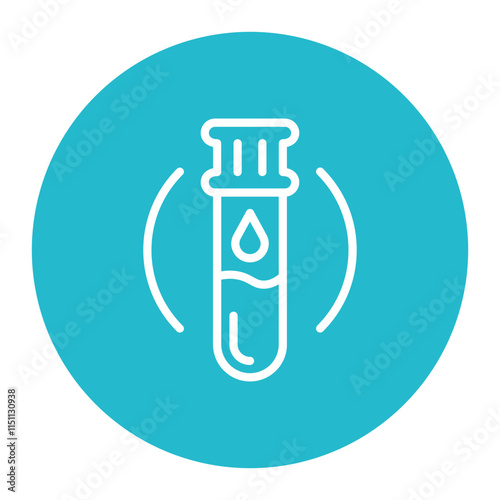HbA1c Test icon vector image. Can be used for World Diabetes Day.