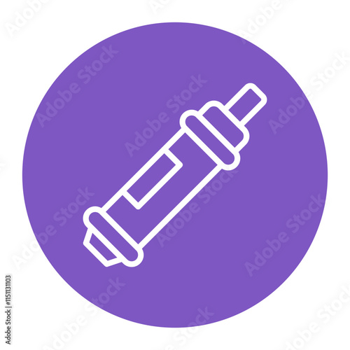 Insulin Cartridge icon vector image. Can be used for World Diabetes Day.