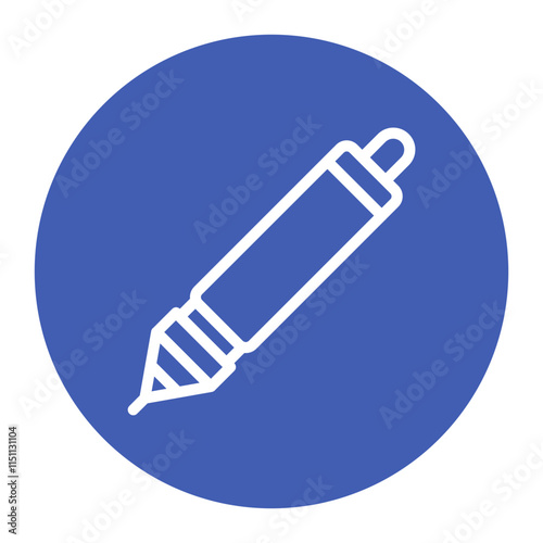 Insulin Pen icon vector image. Can be used for World Diabetes Day.