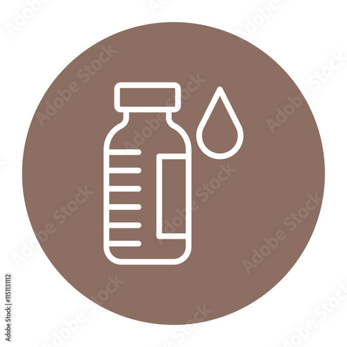 Insulin Vial icon vector image. Can be used for World Diabetes Day.