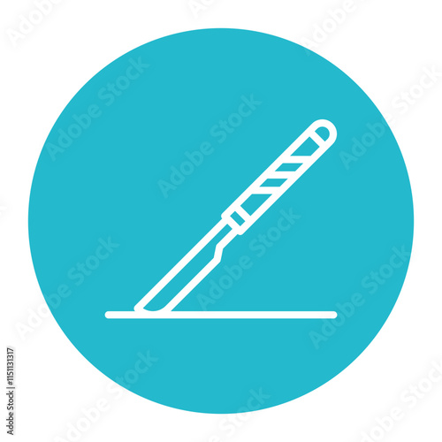 Scalpel icon vector image. Can be used for Surgery.