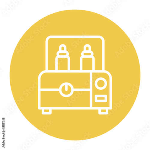 Sterilizer icon vector image. Can be used for Surgery.