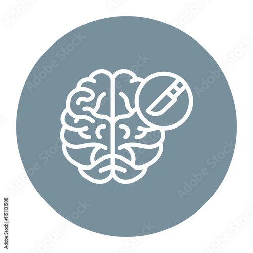Brain Surgery icon vector image. Can be used for Surgeries.