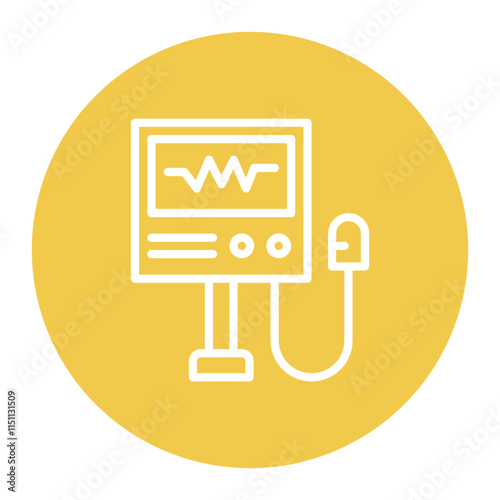 Ventilator icon vector image. Can be used for Surgery.