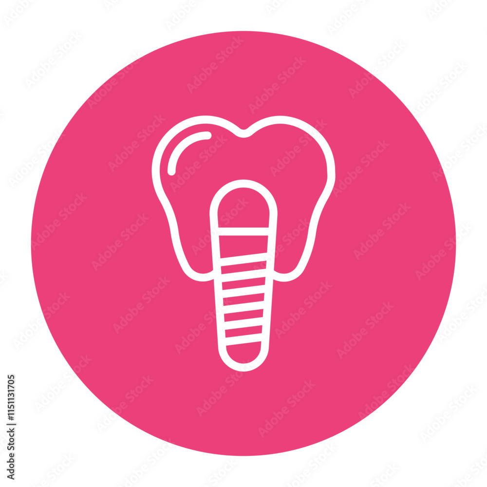 Hip Replacement icon vector image. Can be used for Surgeries.