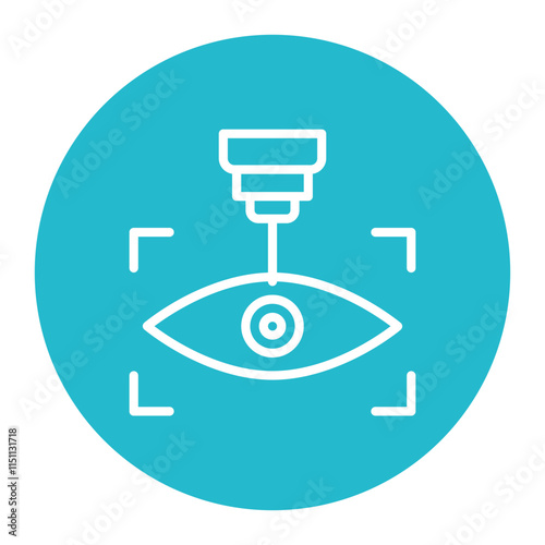 LASIK Eye Surgery icon vector image. Can be used for Surgeries.