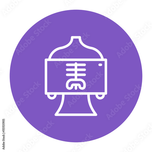 X ray icon vector image. Can be used for Surgeries.