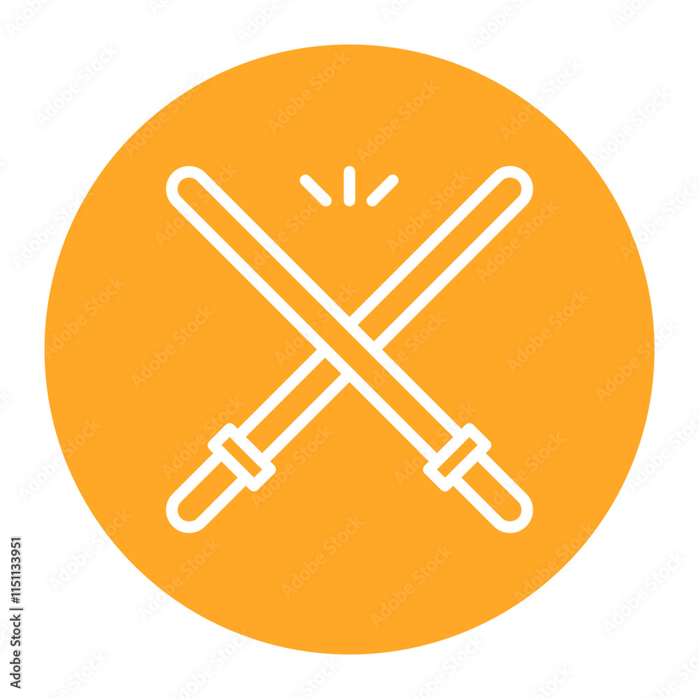 Glow Stick icon vector image. Can be used for Music Festival. Glow Stick icon vector image. Can be used for Music Festival.