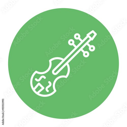 Violin icon vector image. Can be used for Music Festival.