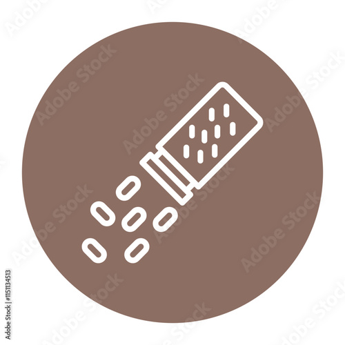 Sprinkles icon vector image. Can be used for Icecream Shop.