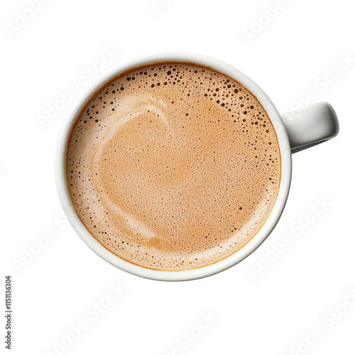Creamy Chai Latte with Frothy Bubbles