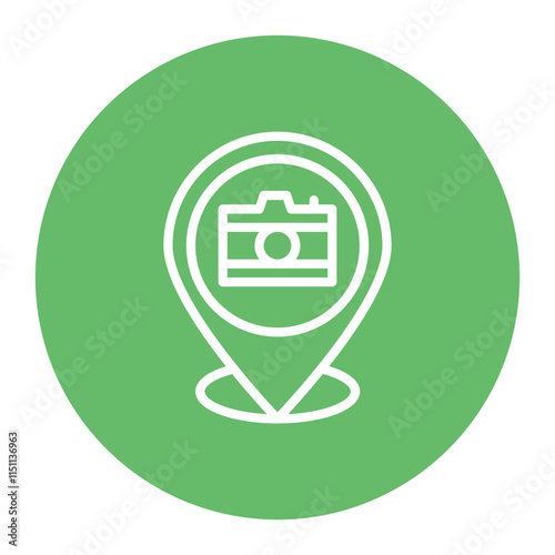 Sightseeing icon vector image. Can be used for Honeymoon.
