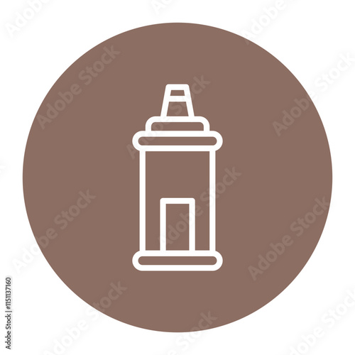 Sub Ohm Tank icon vector image. Can be used for Vaping.