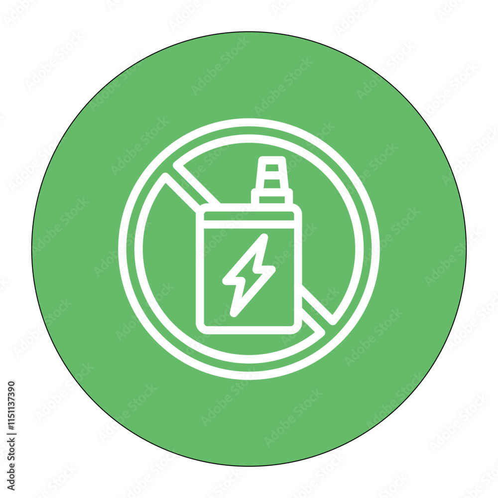 Vape Regulations icon vector image. Can be used for Vaping. Vape Regulations icon vector image. Can be used for Vaping.