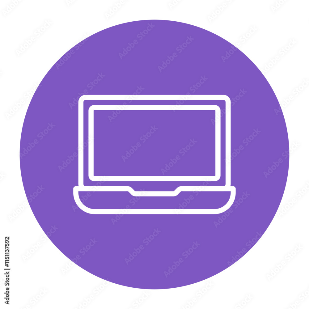Laptop icon vector image. Can be used for Podcast. Laptop icon vector image. Can be used for Podcast.