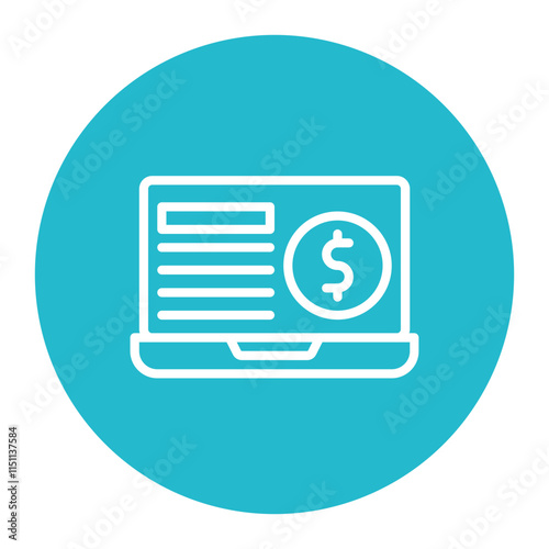 Subscription icon vector image. Can be used for Podcast.