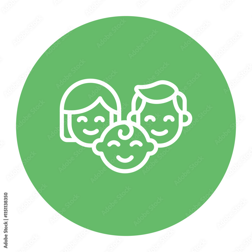 Family Dynamics icon vector image. Can be used for Family. Family Dynamics icon vector image. Can be used for Family.