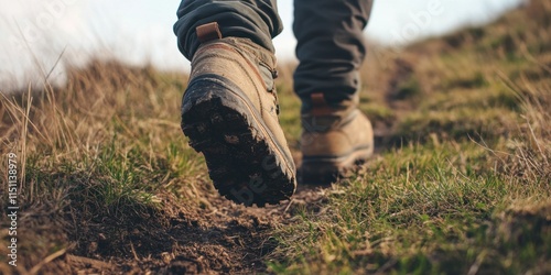 Hiking along coastal trails  Adventure and exploratio photo