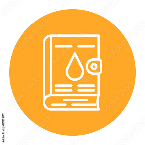 Diabetes Logbook icon vector image. Can be used for Diabetes.