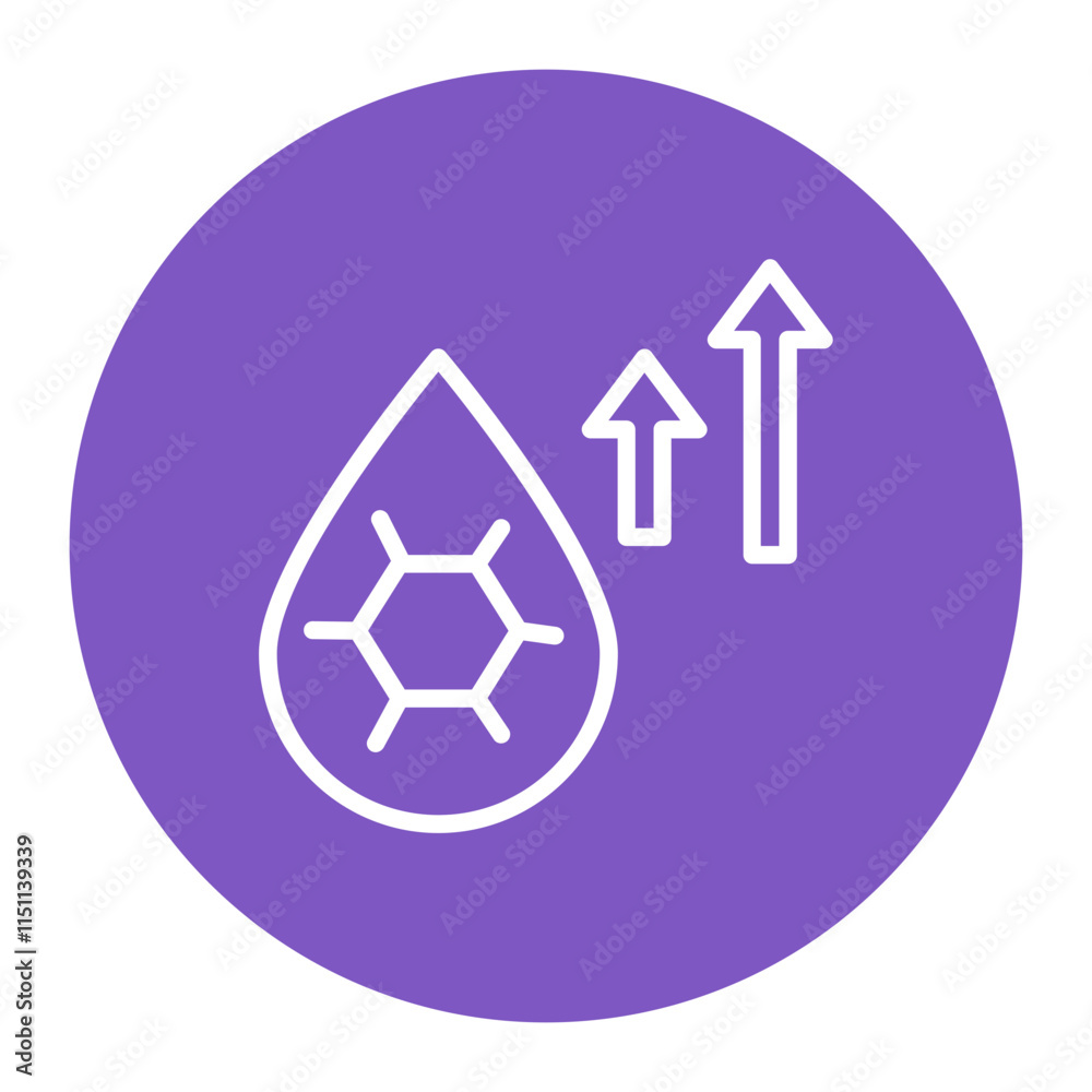 Hyperglycemia icon vector image. Can be used for Diabetes. Hyperglycemia icon vector image. Can be used for Diabetes.