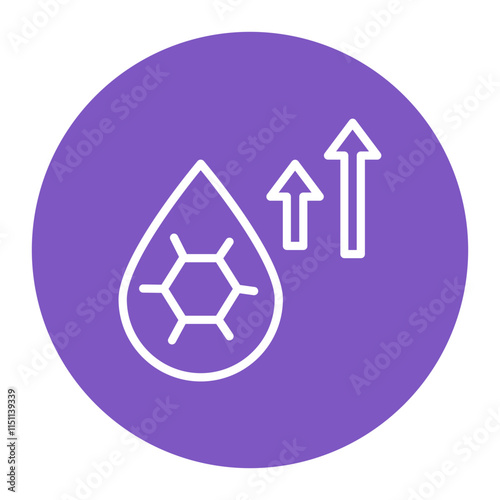 Hyperglycemia icon vector image. Can be used for Diabetes.