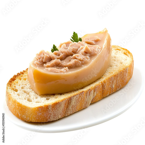 Tuna Pate on Crusty Bread Appetizer -  Clean and Minimalist Food Ph.