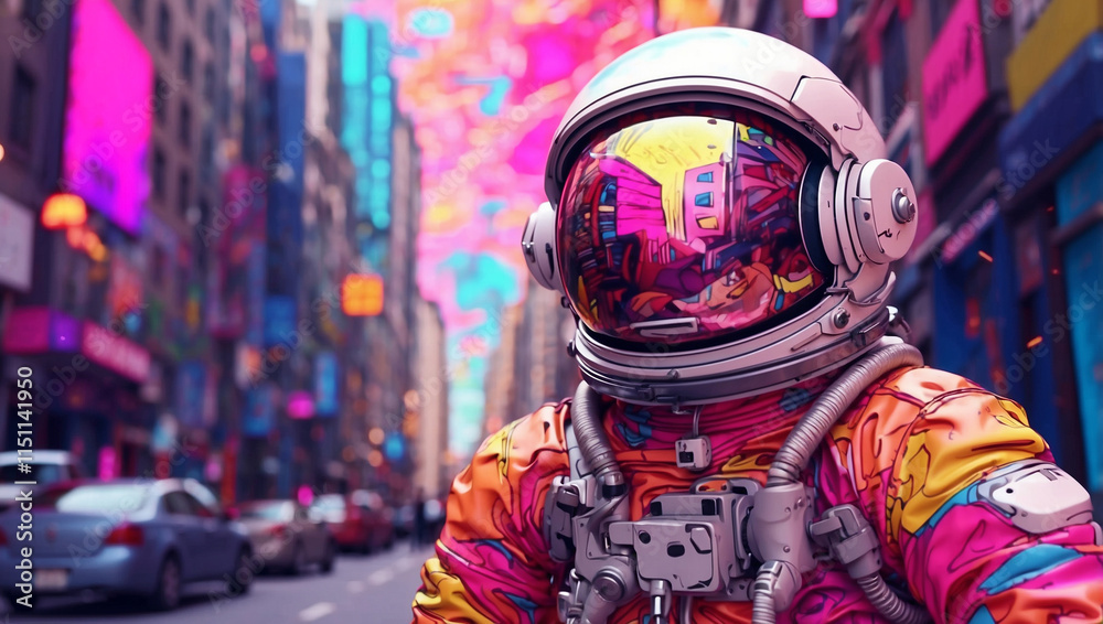 Obraz premium A Captivating Generative AI Animation of Psychedelic Swirls and Colorful Patterns