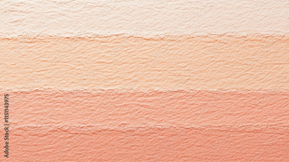 Fototapeta premium Textured stripes of pastel orange and peach.