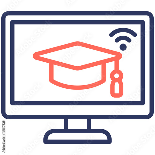 Online Learning Icon