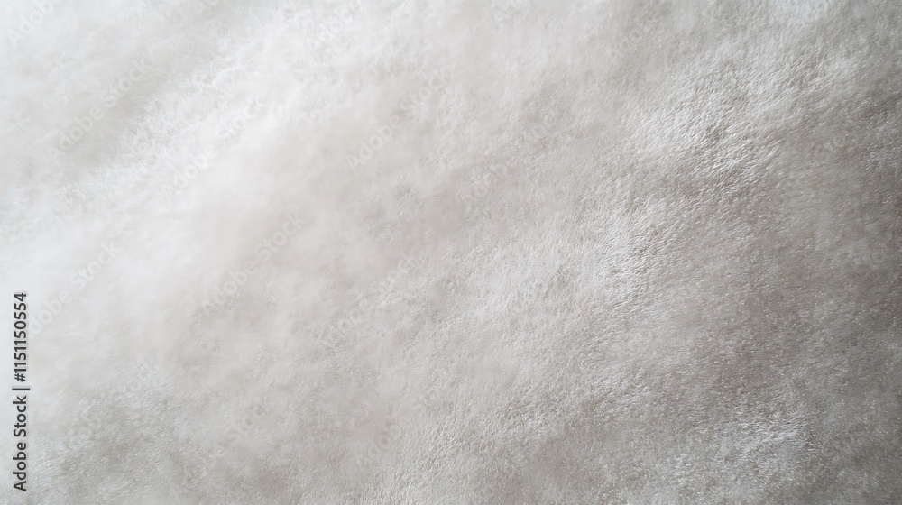Fototapeta premium Close-up of soft, textured white fabric.