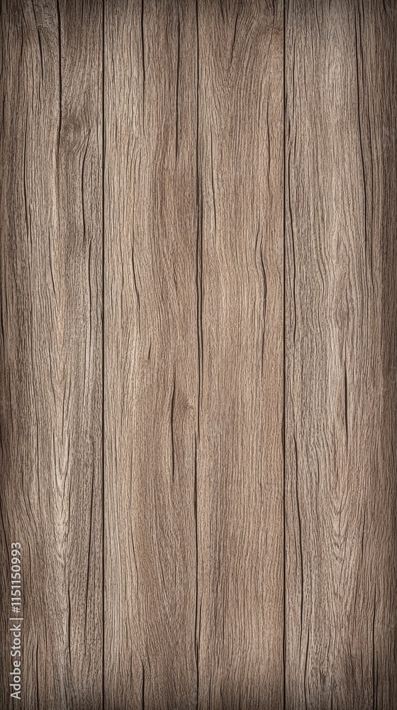 Naklejka premium Rustic Wood Texture Brown Wooden Background Grey Grain Plank