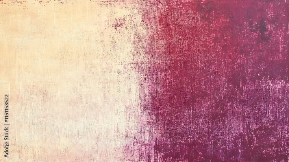 Fototapeta premium Textured ombre background, beige to burgundy.