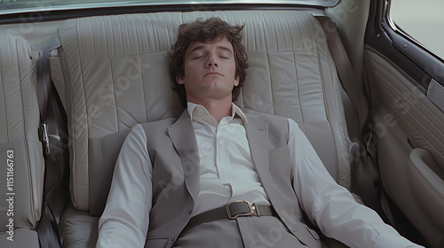 The Backseat Slumber: A man...