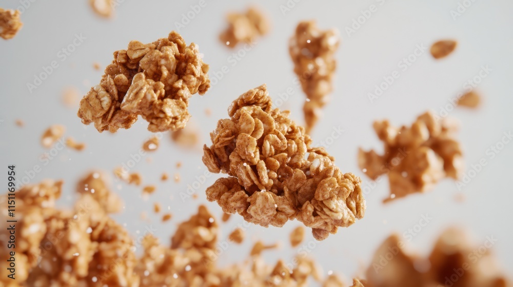 Sweet Granola Clusters in Airy Motion Sweet Granola Clusters in Airy Motion