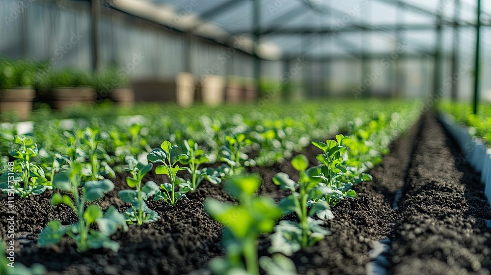 Ag-tech designs are ideal for advanced farm setups with blockchain for supply chain management and data points hovering over crops. -- Ag-tech designs are ideal for advanced farm setups with blockchain for supply chain management and data points hovering over crops. --