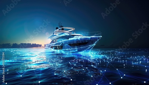 smart digital boat, artificial intelligence in maritime navigation, technology in marine transportation, exploration, and environmental monitoring