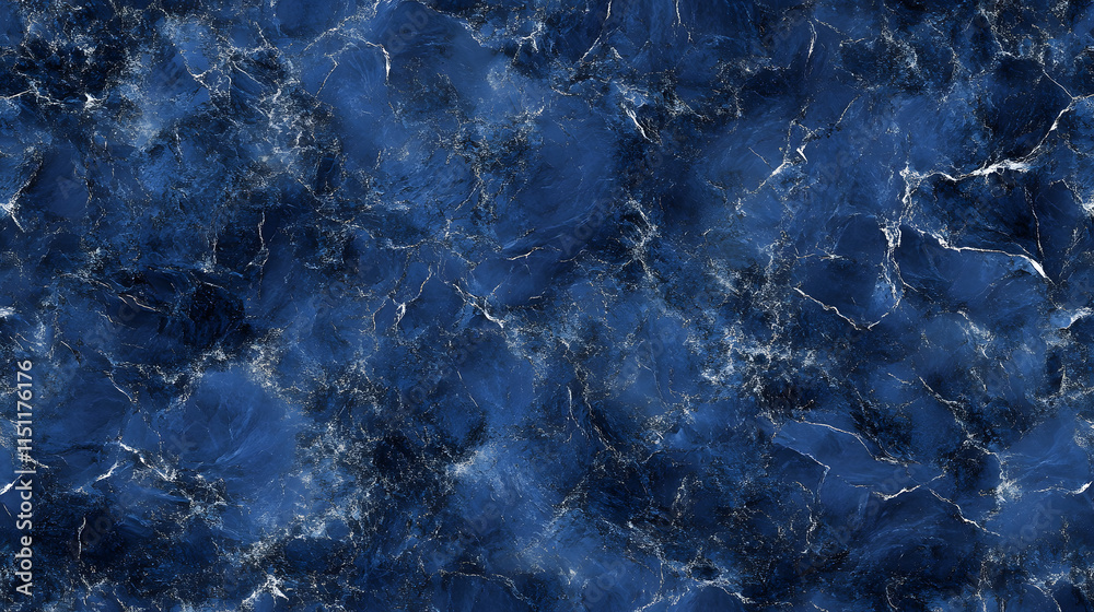 A dark blue marble pattern with deep oceanic tones, creating an abstract and mysterious texture for scrapbooking paper. A dark blue marble pattern with deep oceanic tones, creating an abstract and mysterious texture for scrapbooking paper.