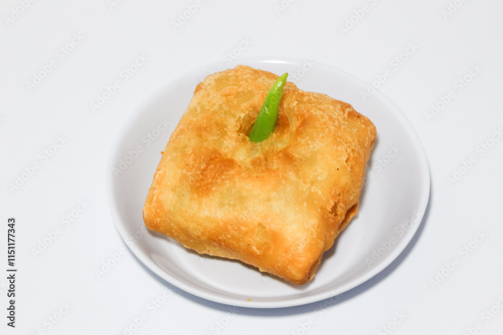 Martabak is a popular Indonesian street food. Martabak are fried pancakes or crepes and are usually filled with beaten eggs, chopped spring onions, carrots, potatoes and minced meat. Martabak is a popular Indonesian street food. Martabak are fried pancakes or crepes and are usually filled with beaten eggs, chopped spring onions, carrots, potatoes and minced meat.