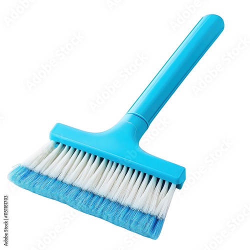 blue brush for cleaning