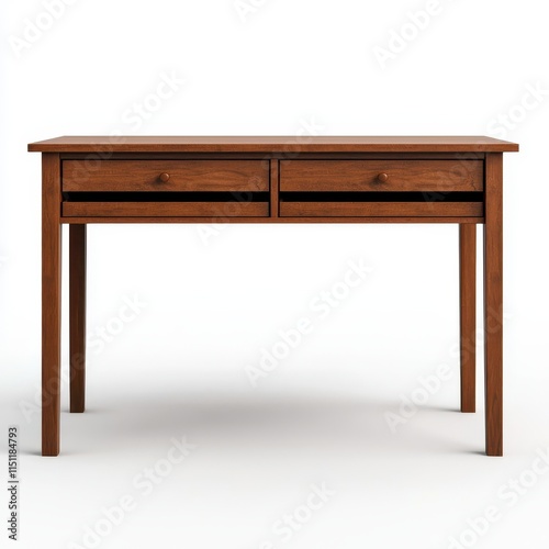 Wallpaper Mural Solid Wood Desk with Two Drawers for Home or Office Use Torontodigital.ca