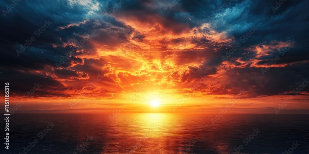 Fototapeta premium Stunning sunset moments showcase the beauty of sunlight during sunset time, creating a magical atmosphere with vibrant colors and serene landscapes at sunset time for nature lovers.