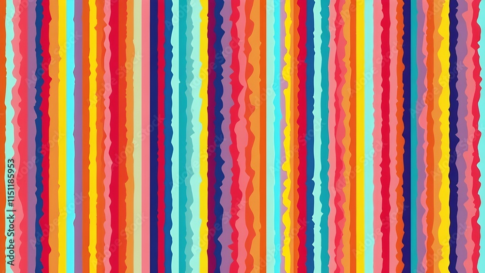 Rainbow Lines A Seamless Striped Pattern in Bold Hues Rainbow Lines A Seamless Striped Pattern in Bold Hues