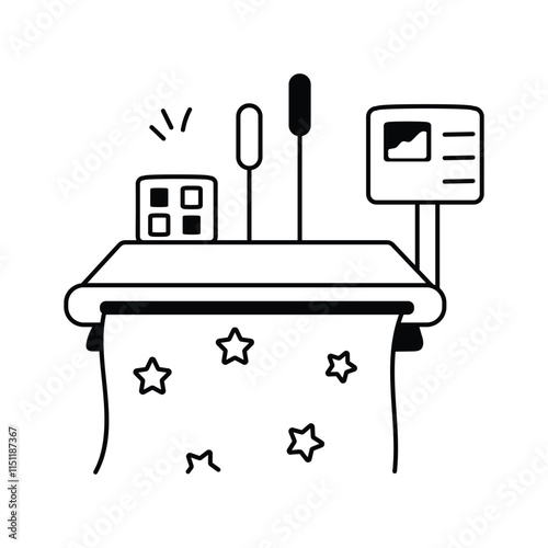 Grab this amazing icon of an inkjet printer in trendy style