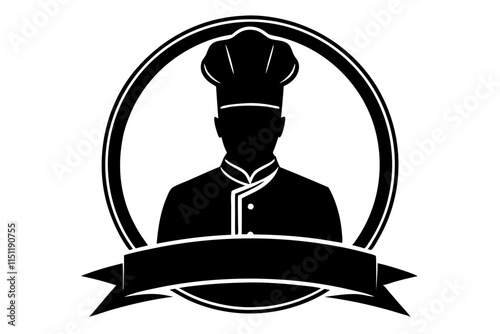 chef icon silhouette.