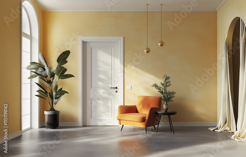 Wallpaper Mural modern living room Torontodigital.ca