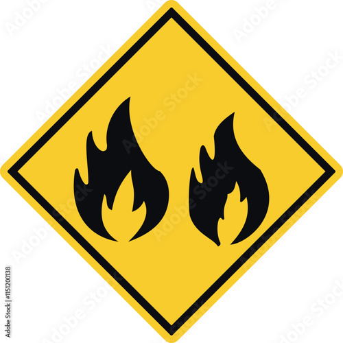 Flammable Warning Symbol