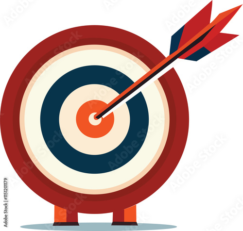 Target with Stand and Arrow