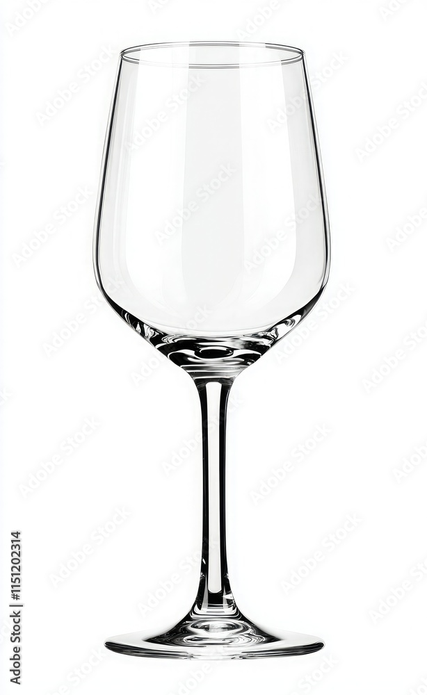 empty wine glass