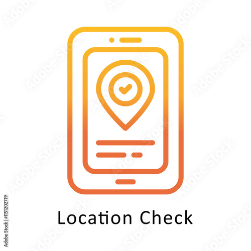 Free Download Location Check Vector Gradient Icon. Eps 10 File  - GFXLoad